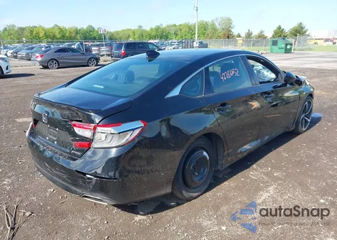 2021 Honda Accord Sport из США, поврежденный, VIN 1HGCV1F33MA088291